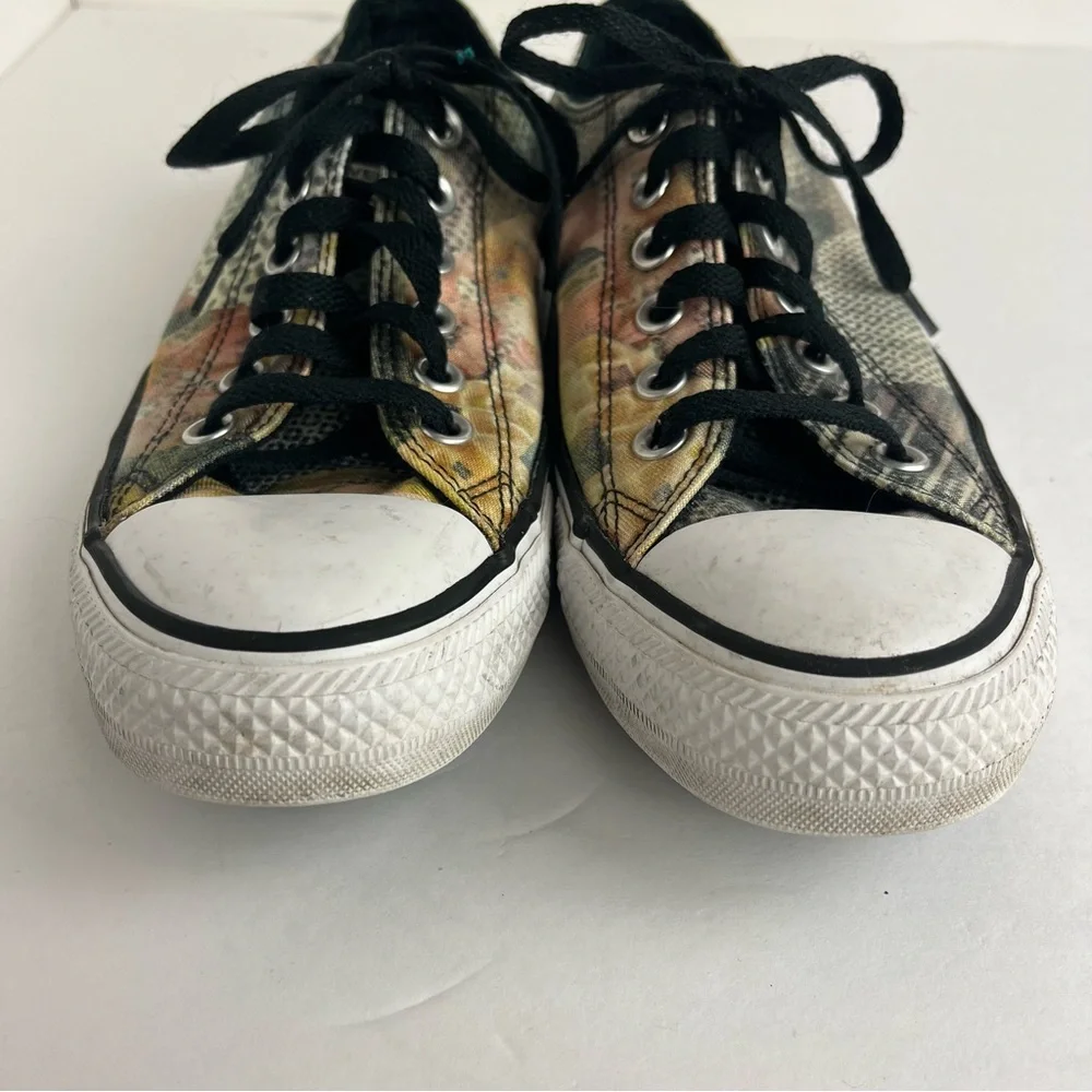 Converse All Star Digital Rose Multicolor Low-Top Sneakers Women’s Sz 8 Boho